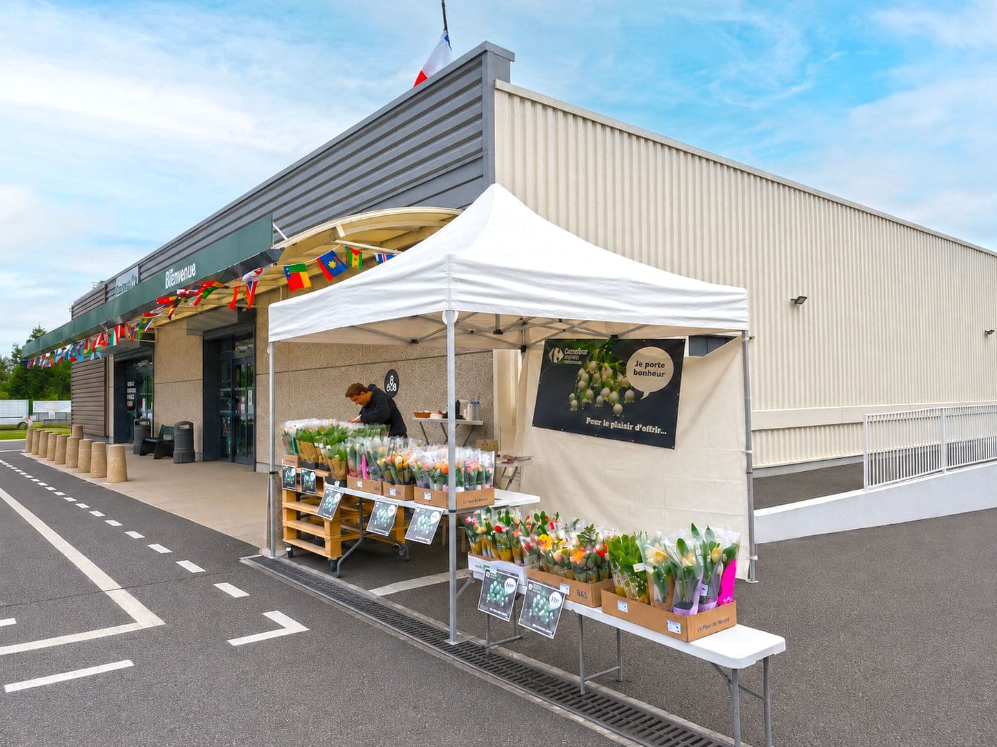 Vente de fleurs